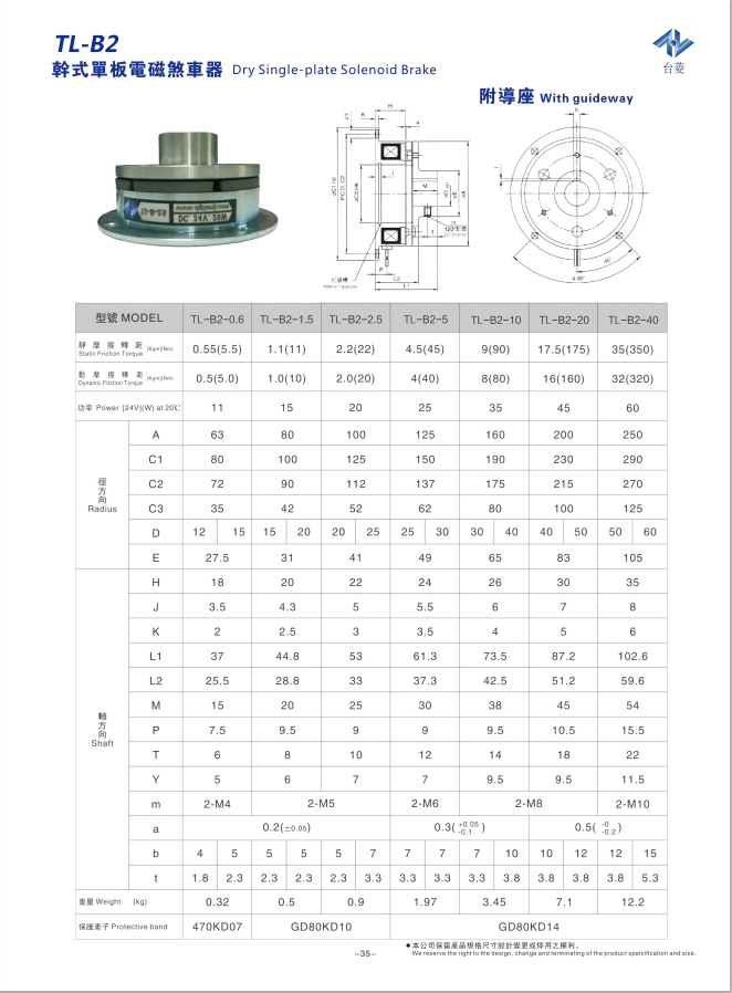 單片電磁制動器型號參數 單片電磁制動器型號參數